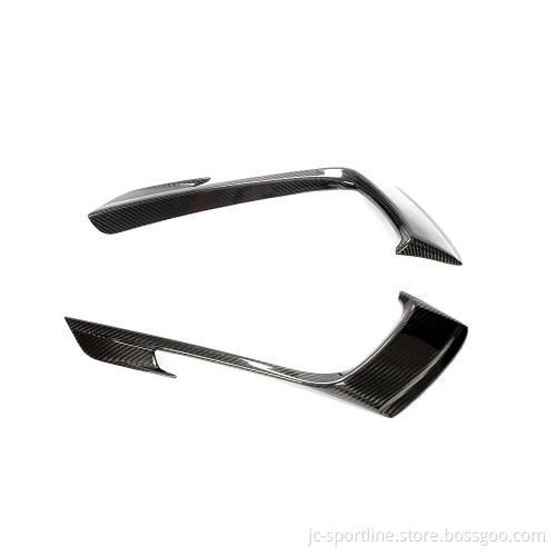 Carbon Fiber Front Bumper Air Intake for Porsche 718 Boxster/Cayman 2016-2019 Fog Light Trim